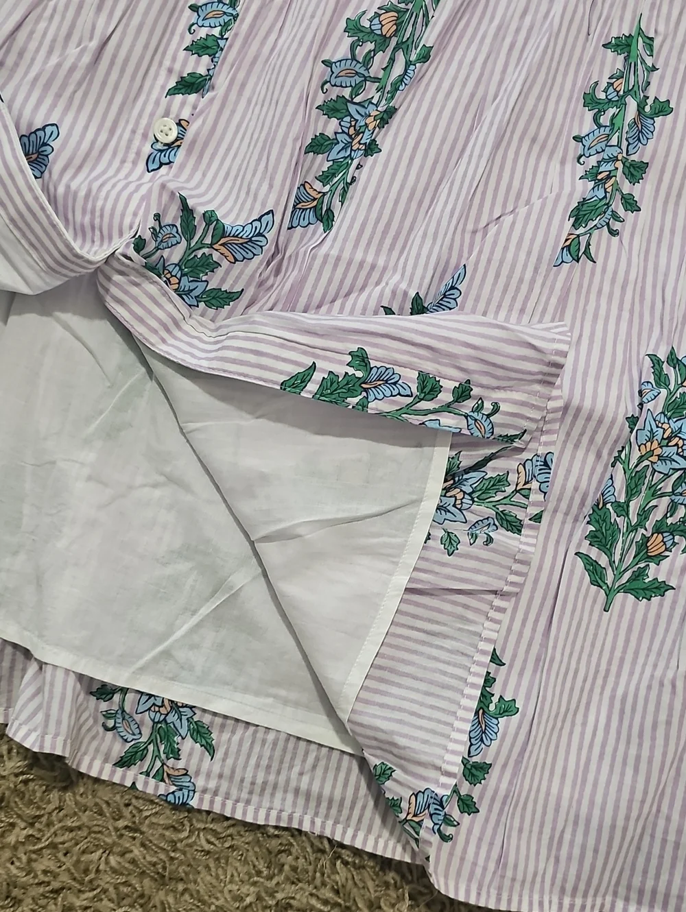 NWT J. Crew Dress Sleeveless Button Up 100% Cotton Collared Shirt Midi Floral